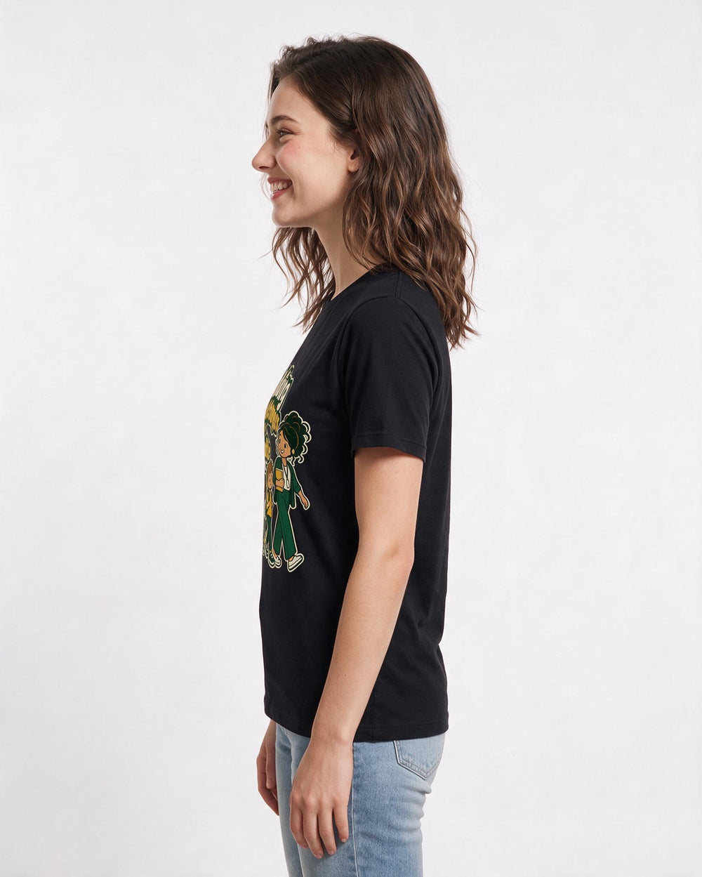 Teacher Black T-Shirt for Women – Everyday Expression Graphic Tee product image 2