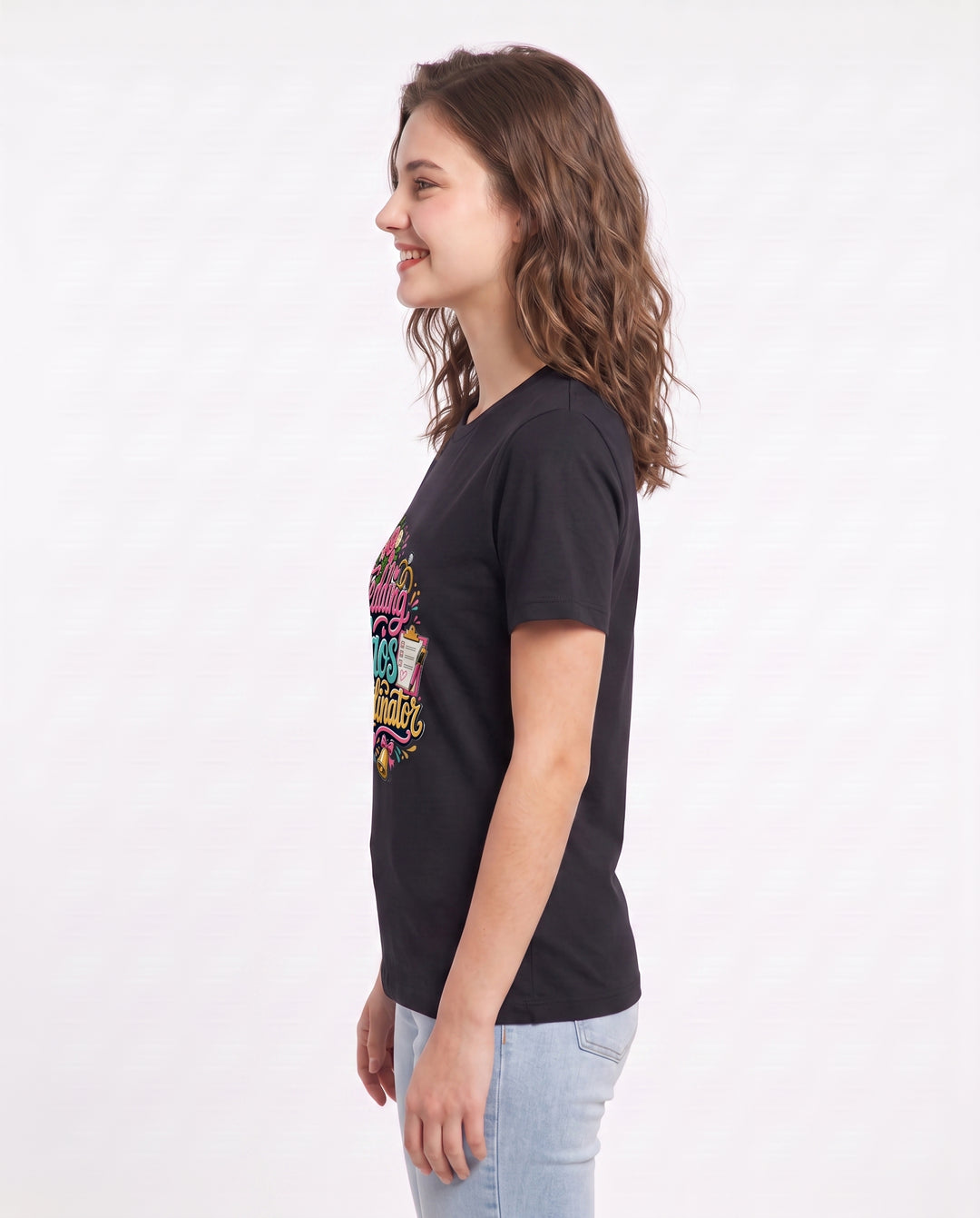 Wedding Chaos Coordinator Women's Black T-Shirt product image 3