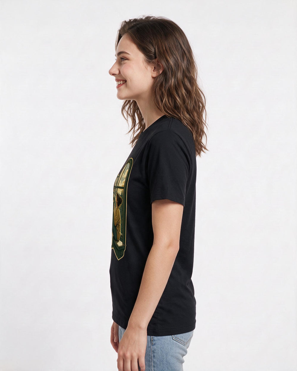 Christian Faith Black T-Shirt for Women – Everyday Expression Graphic Tee product image 2