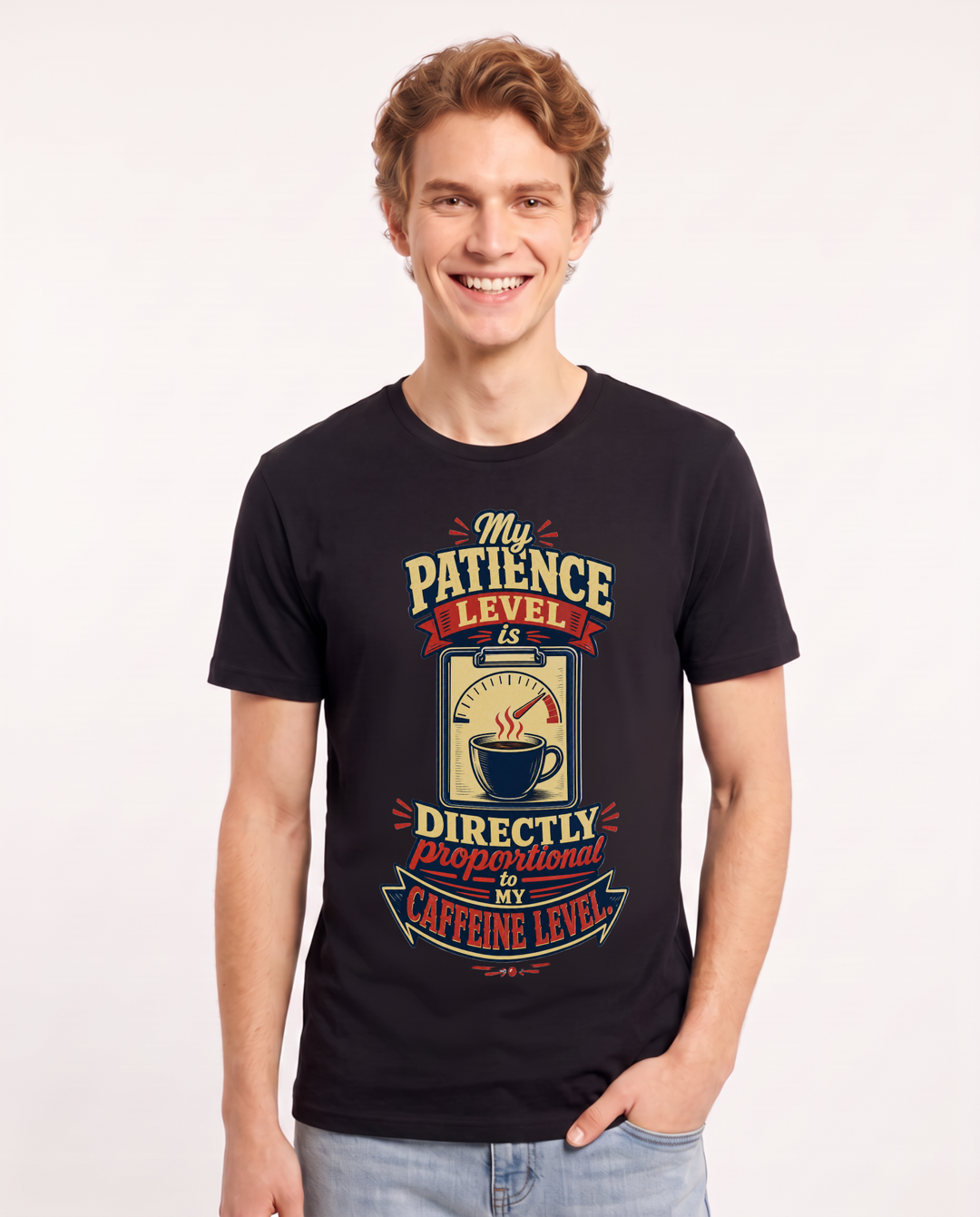 Nurse Black T-Shirt for Men – Nursing Life Graphic Tee product image 3