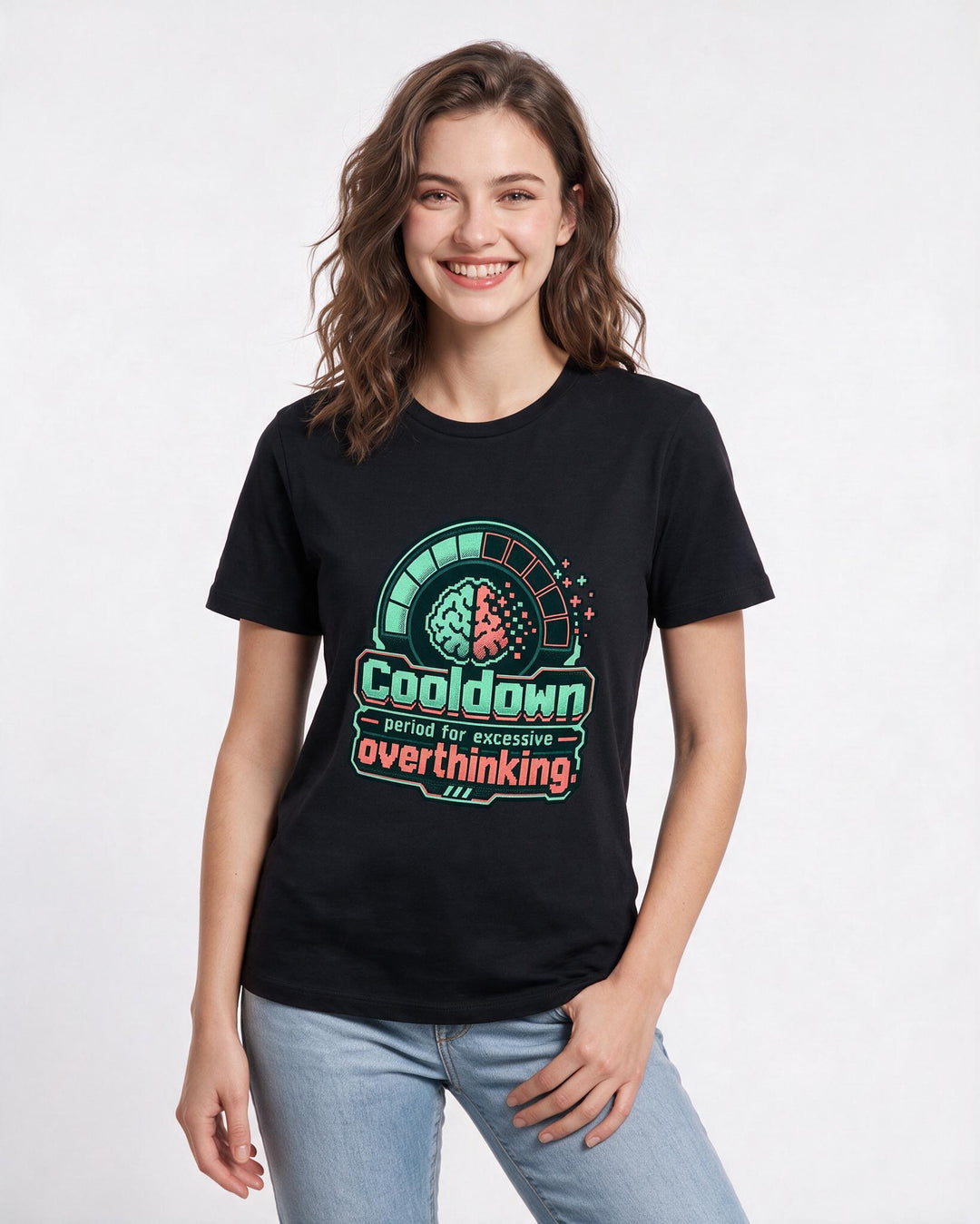 Gaming Black T-Shirt for Women – Game Night Graphic Tee product image 1