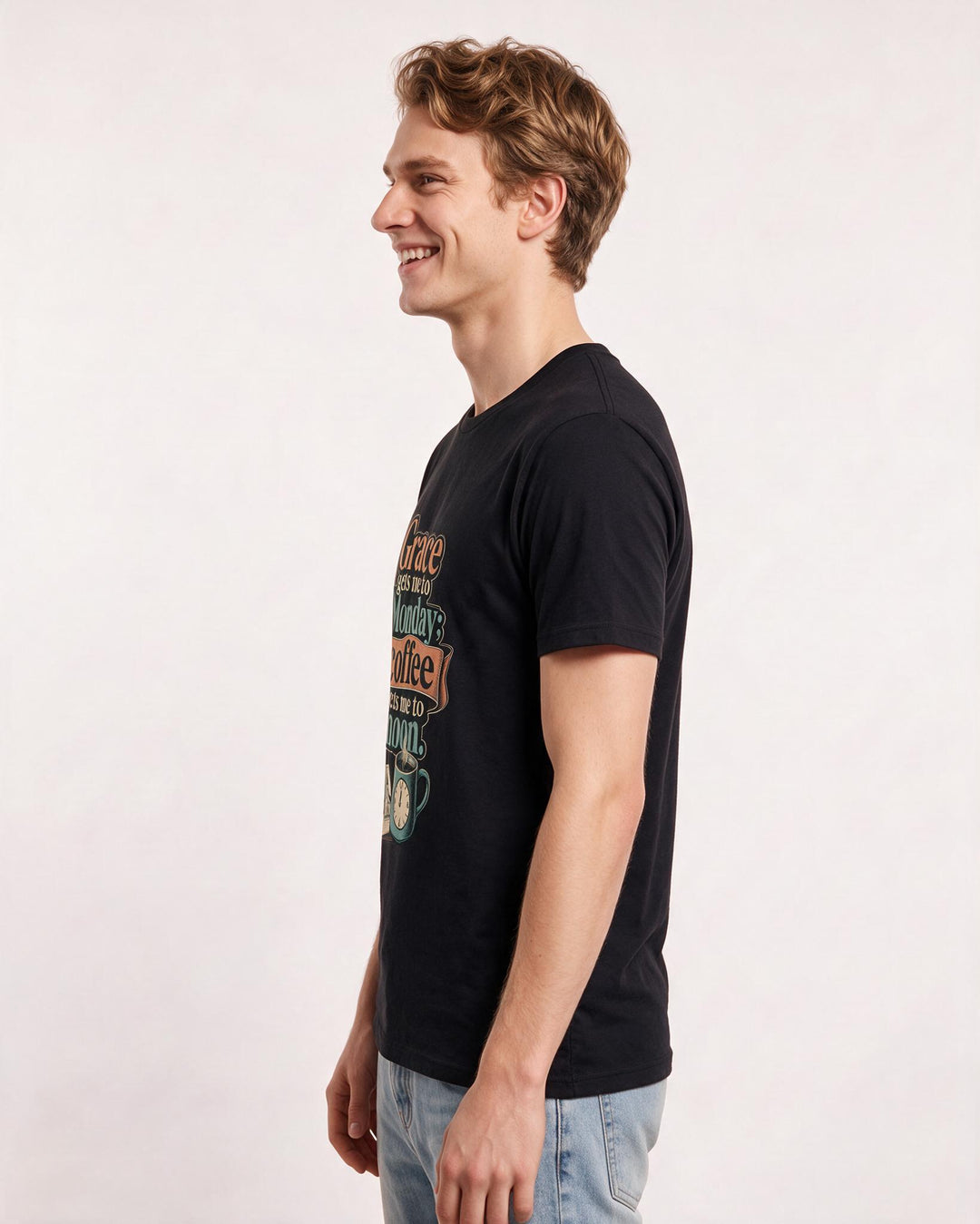 Christian Faith Black T-Shirt for Men – Everyday Expression Graphic Tee product image 2