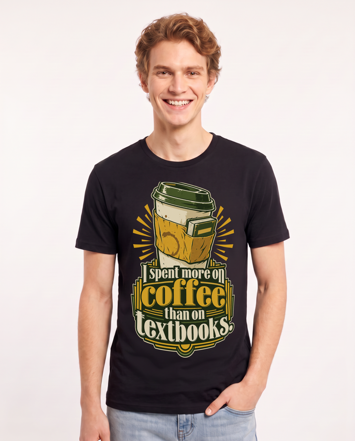 Graduation Black T-Shirt for Men – Everyday Expression Graphic Tee product image 3
