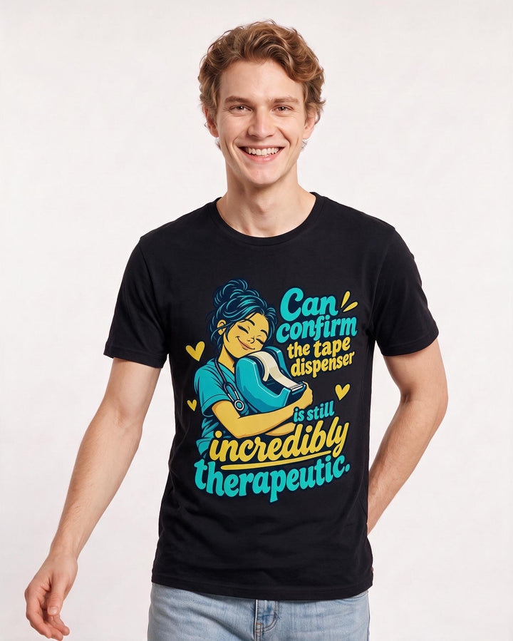 Nurse Black T-Shirt for Men – Nursing Life Graphic Tee product image 1