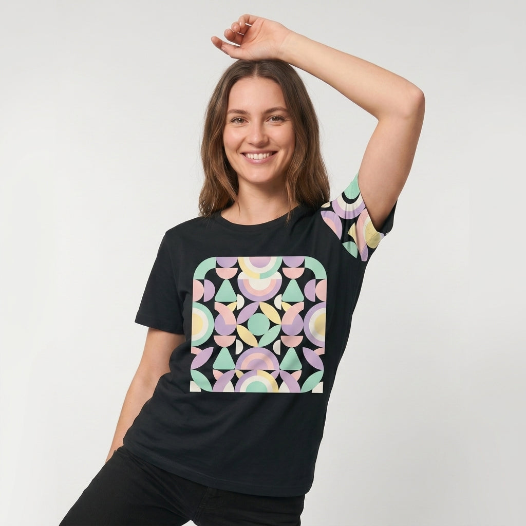 Black Black T-Shirt mockup 3