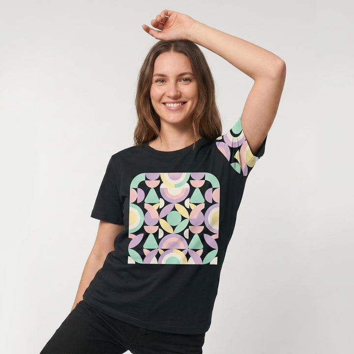Black Black T-Shirt mockup 3
