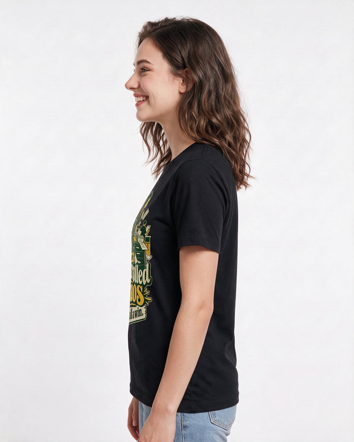 Nurse Black T-Shirt for Women – Nursing Life Graphic Tee product image 2