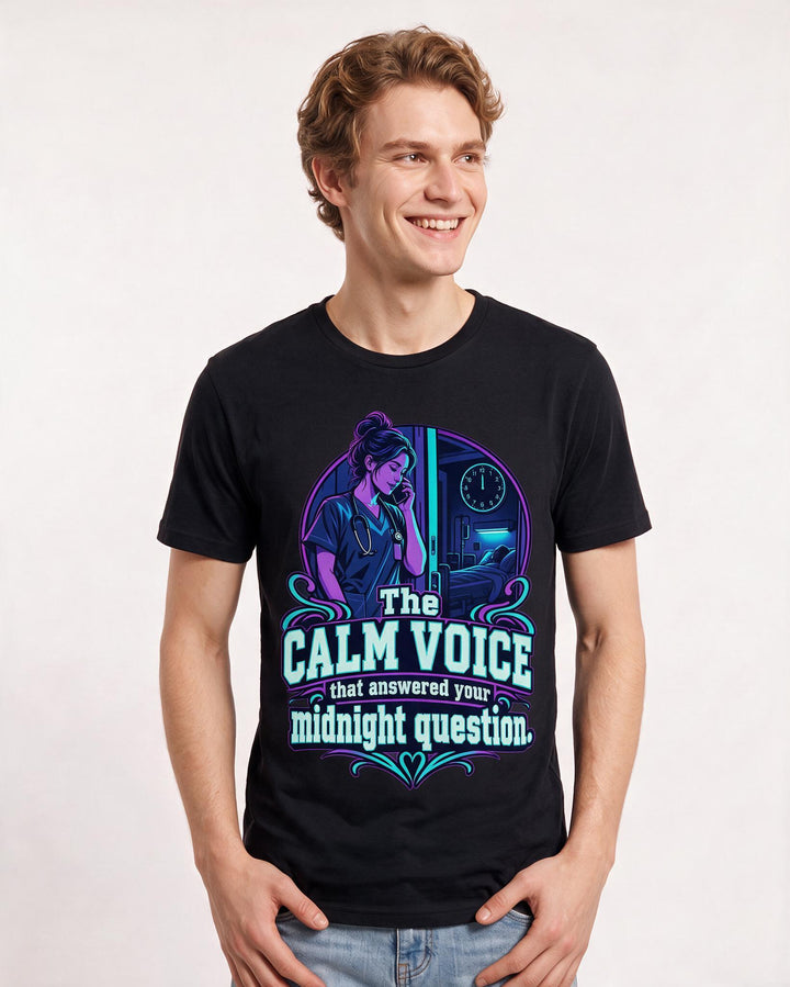 Nurse Black T-Shirt for Men – Nursing Life Graphic Tee product image 1