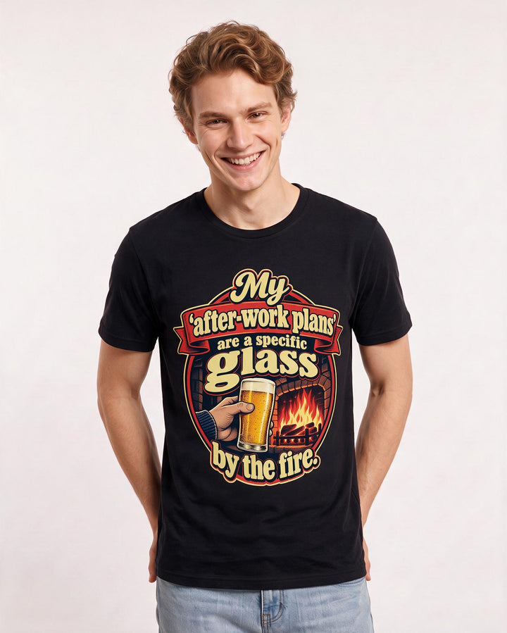 Beer Black T-Shirt for Men – Everyday Expression Graphic Tee product image 1