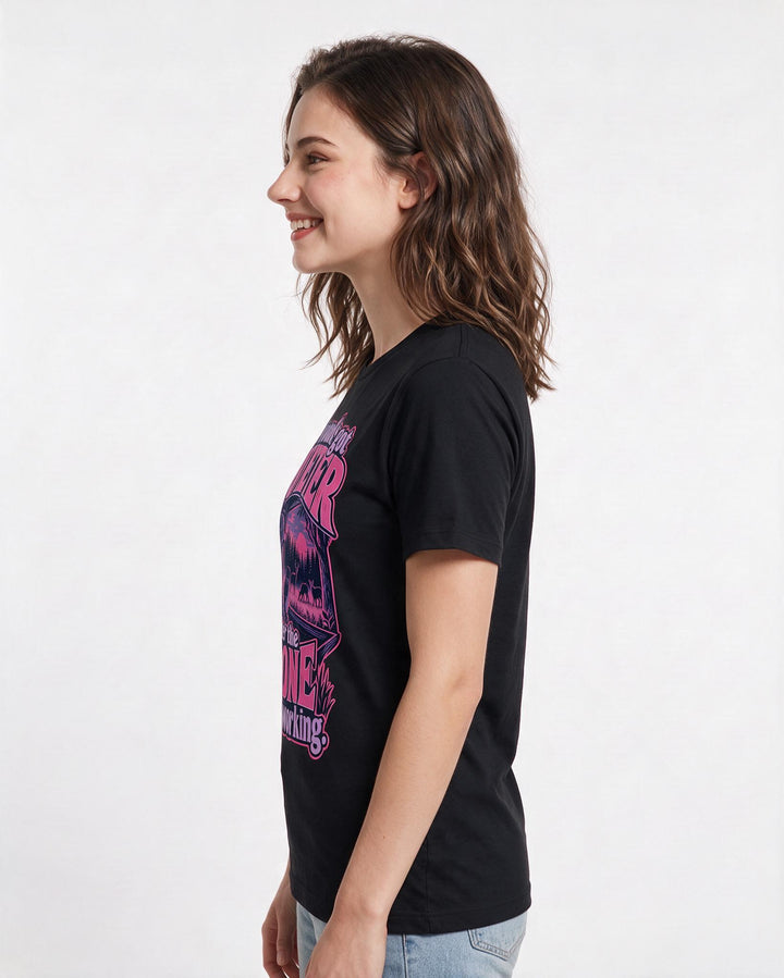 Hunting Black T-Shirt for Women – Everyday Expression Graphic Tee product image 2
