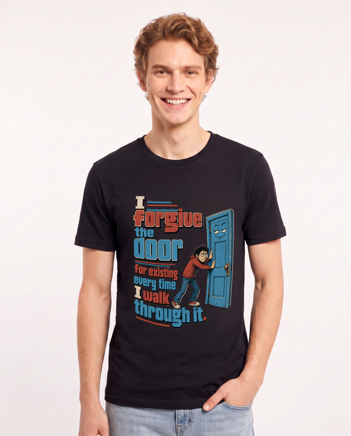 Meme Black T-Shirt for Men – Everyday Expression Graphic Tee product image 3