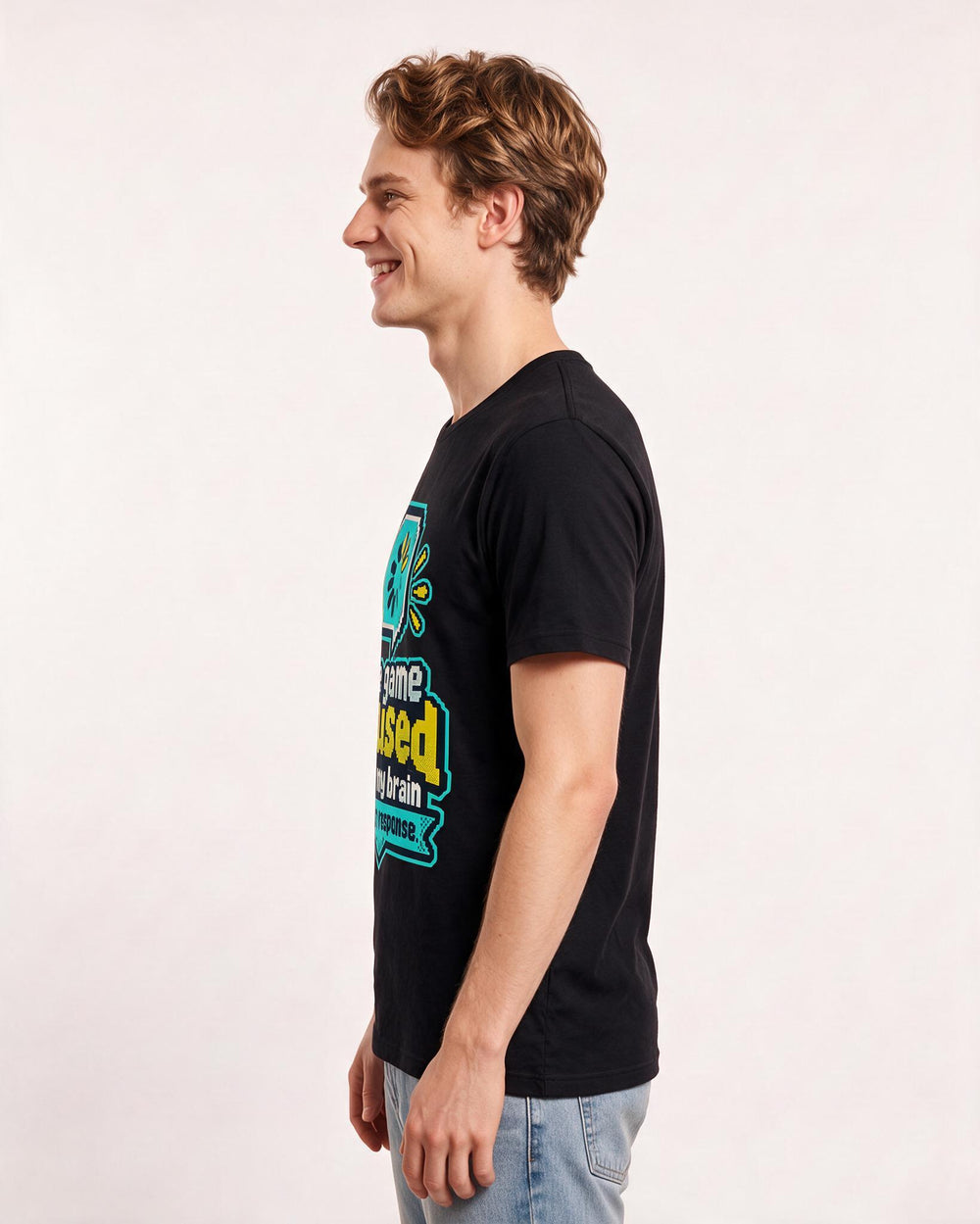 Gaming Black T-Shirt for Men – Game Night Graphic Tee product image 2