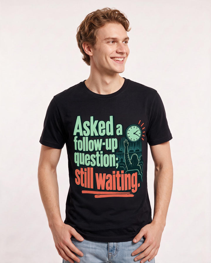 Political Statement Black T-Shirt for Men – Everyday Expression Graphic Tee product image 1