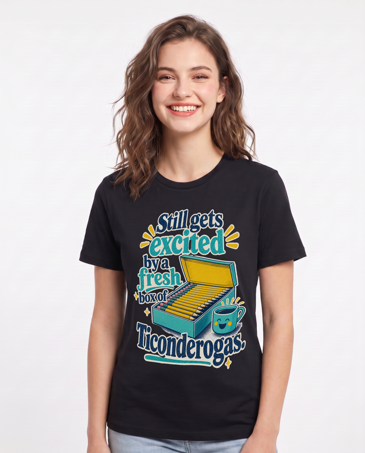 Teacher Black T-Shirt for Women – Everyday Expression Graphic Tee product image 1