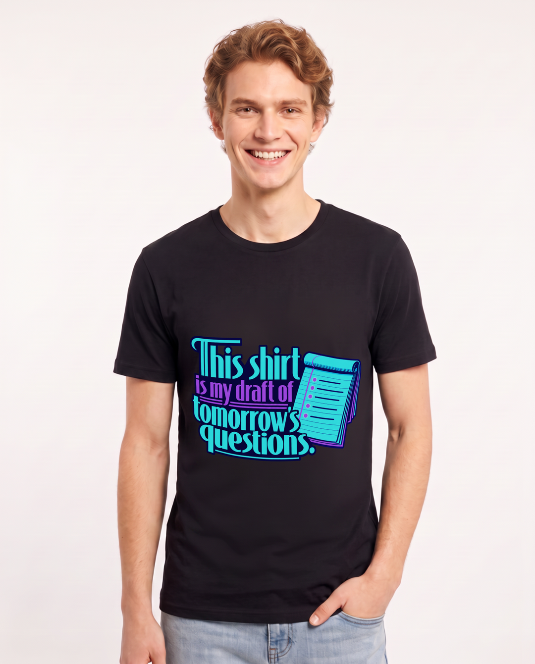 Political Statement Black T-Shirt for Men – Everyday Expression Graphic Tee product image 3