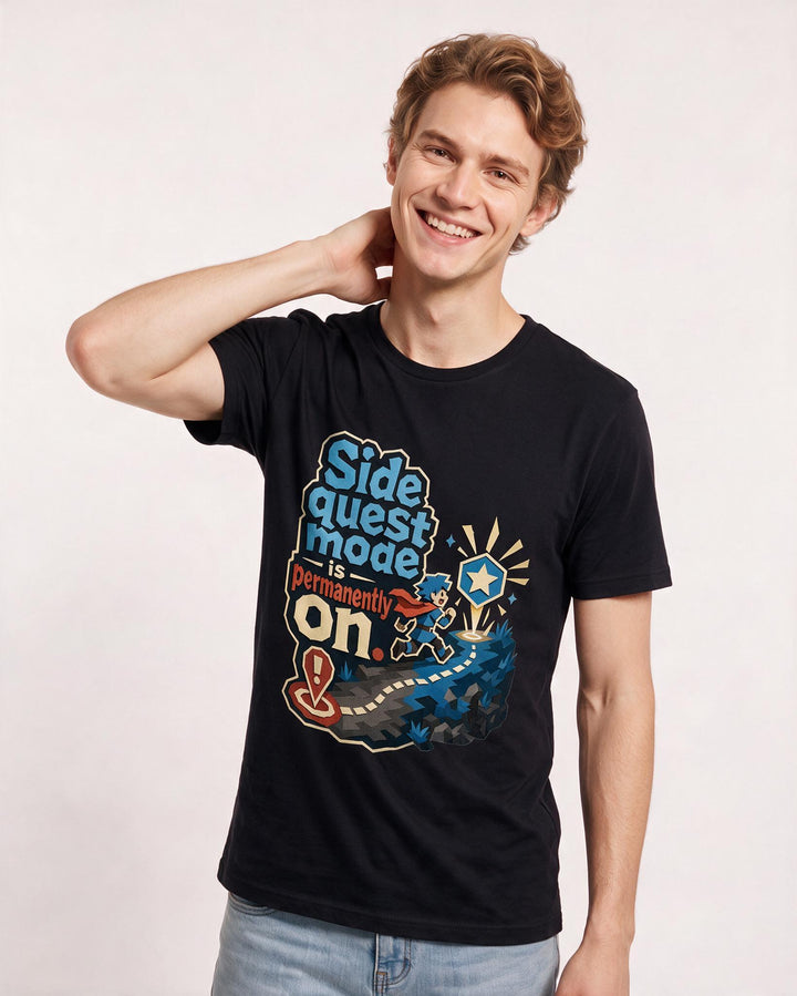 Gaming Black T-Shirt for Men – Game Night Graphic Tee product image 3