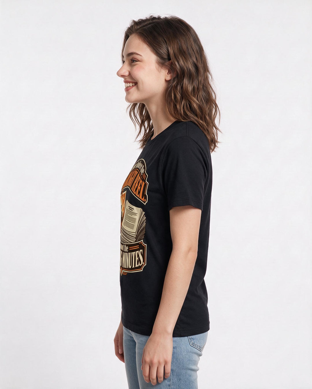 Political Statement Black T-Shirt for Women – Everyday Expression Graphic Tee product image 2