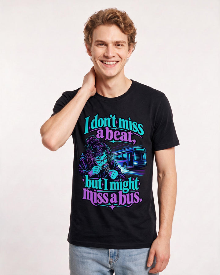 Neurodiversity Black T-Shirt for Men – Everyday Expression Graphic Tee product image 1