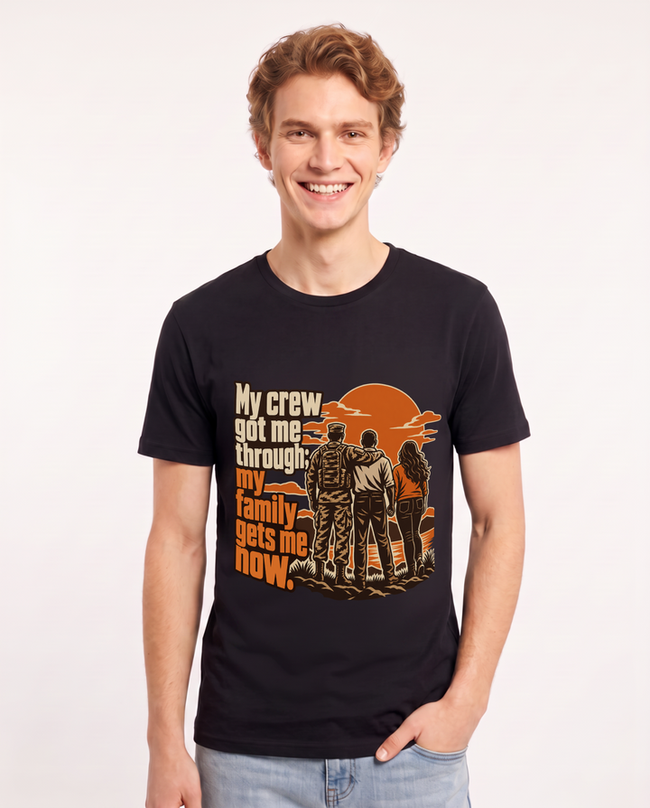 Veteran Black T-Shirt for Men – Everyday Expression Graphic Tee product image 3