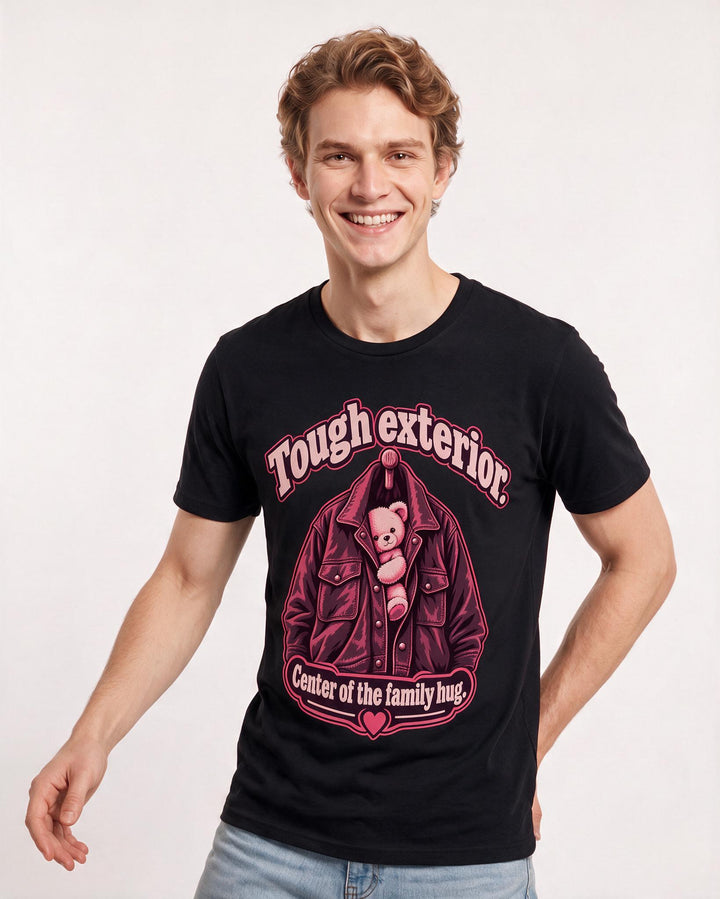 Family Black T-Shirt for Men – Everyday Expression Graphic Tee product image 1