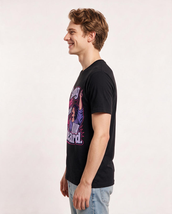 Meme Black T-Shirt for Men – Everyday Expression Graphic Tee product image 2
