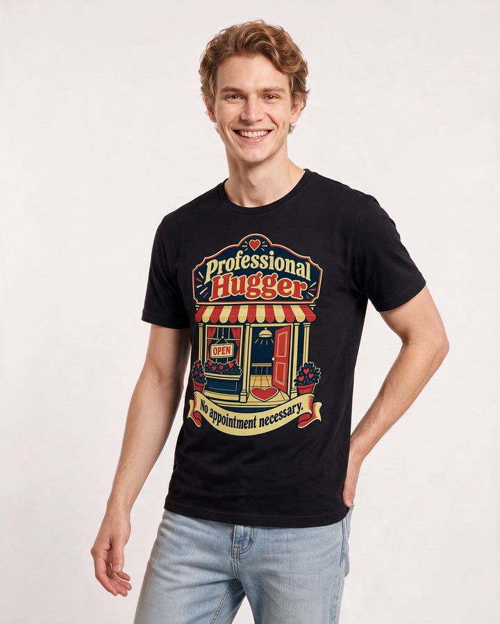 Grandparent Black T-Shirt for Men – Everyday Expression Graphic Tee product image 1