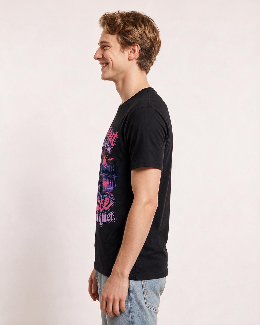 Hunting Black T-Shirt for Men – Everyday Expression Graphic Tee product image 2