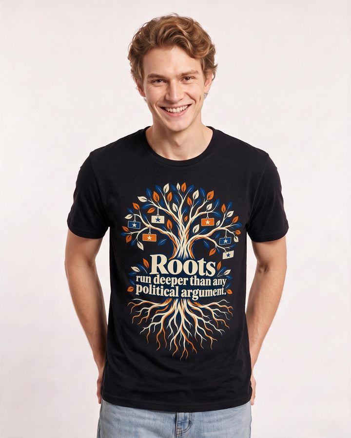 Patriotic Black T-Shirt for Men – Everyday Expression Graphic Tee product image 1