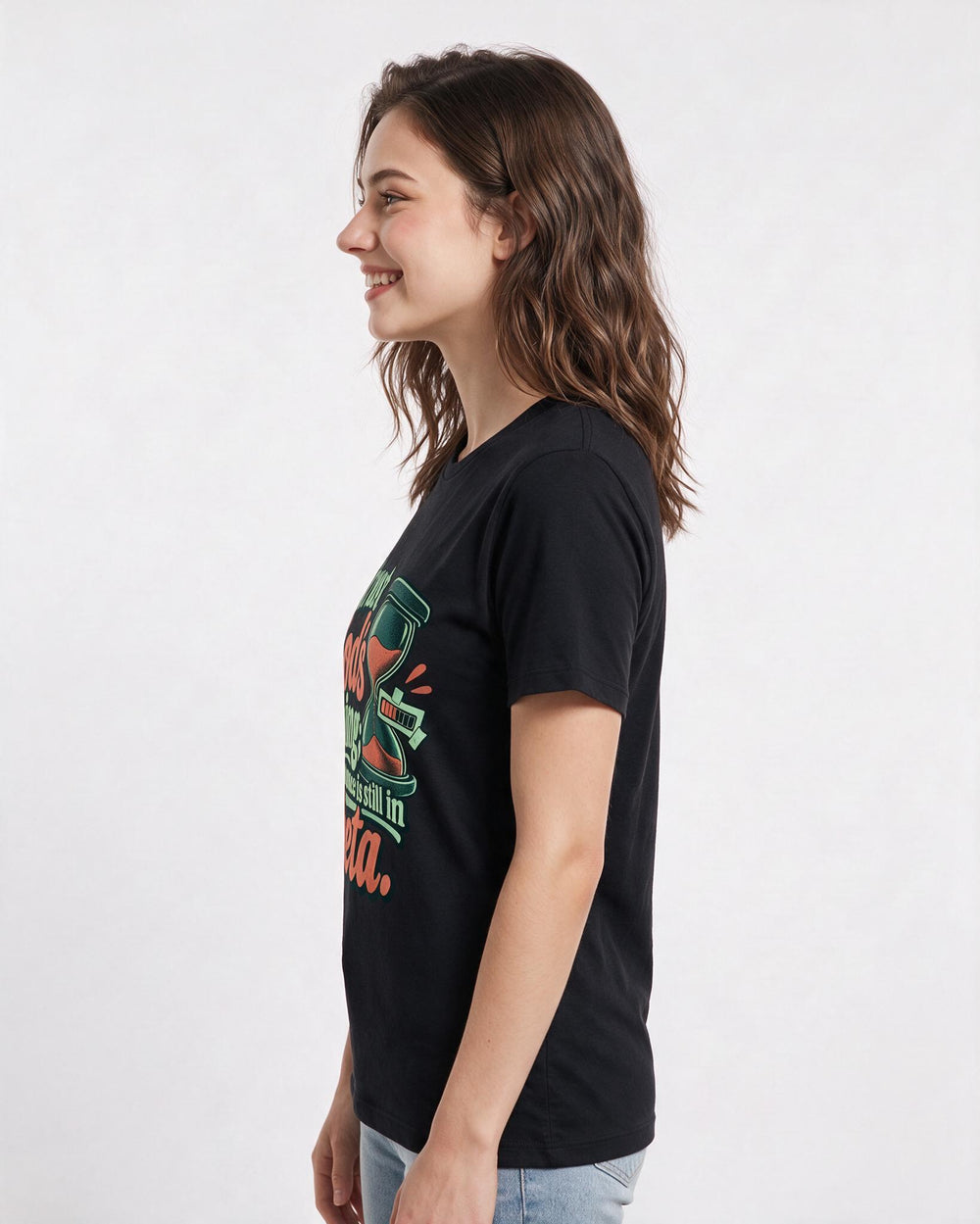 Christian Faith Black T-Shirt for Women – Everyday Expression Graphic Tee product image 2