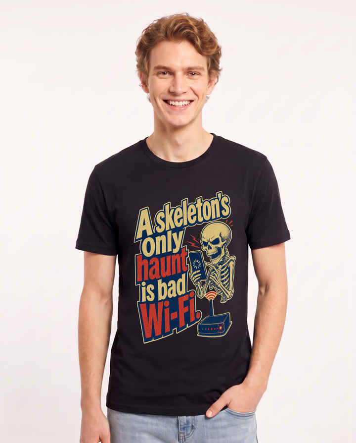 Halloween Black T-Shirt for Men – Halloween Theme Graphic Tee product image 1