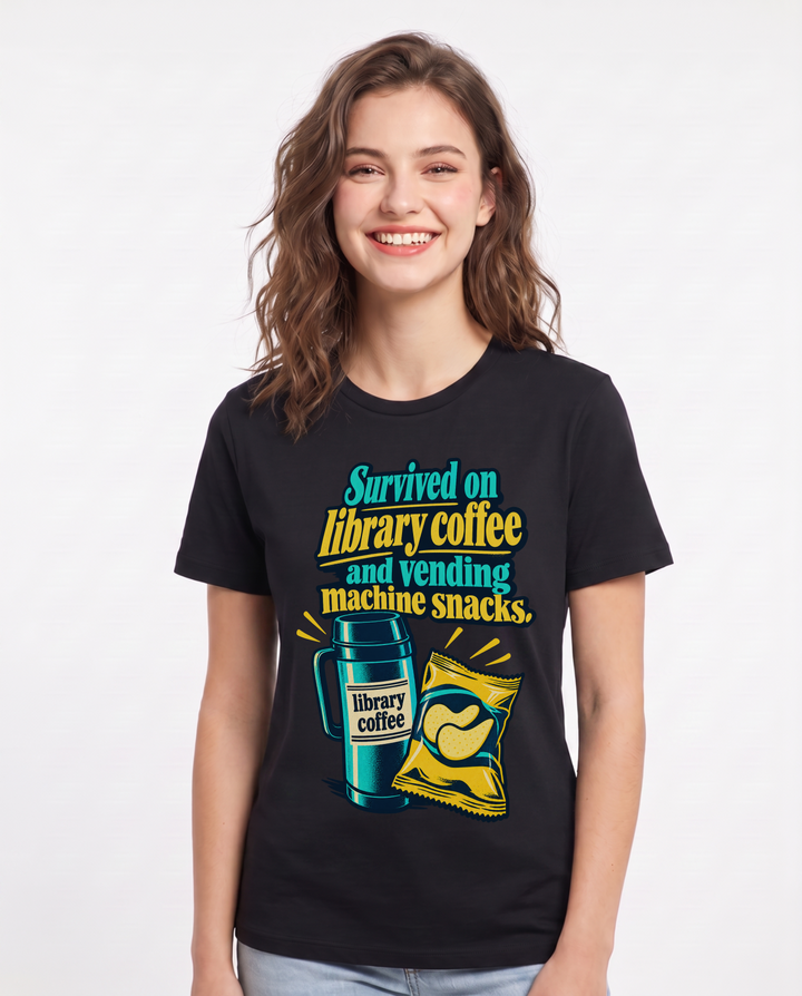 Graduation Black T-Shirt for Women – Everyday Expression Graphic Tee product image 3
