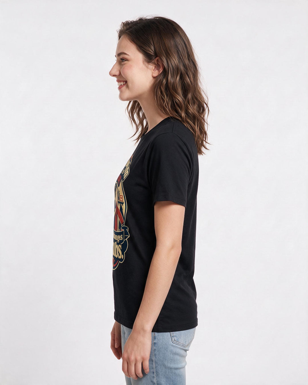 Nurse Black T-Shirt for Women – Nursing Life Graphic Tee product image 2