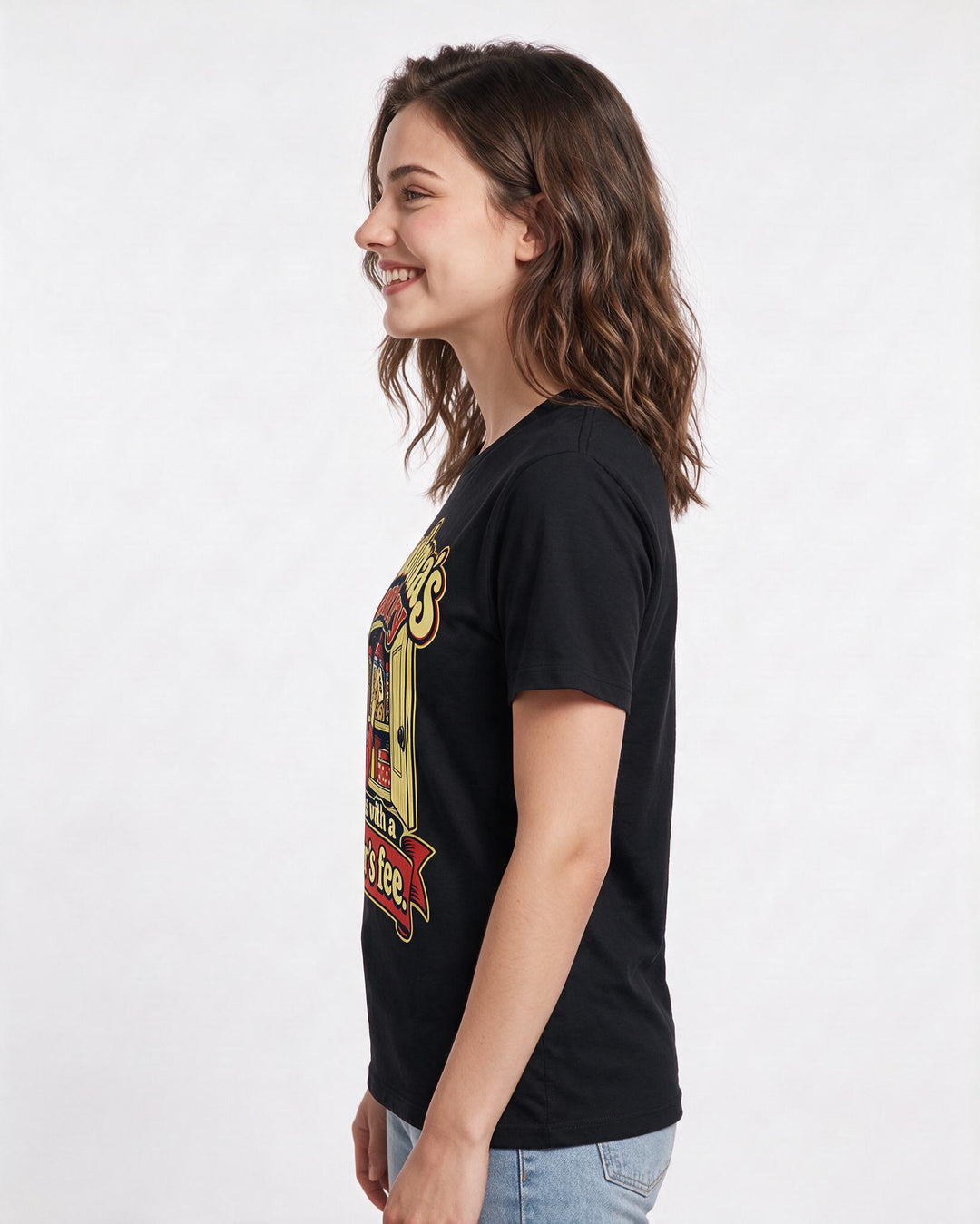 Grandparent Black T-Shirt for Women – Everyday Expression Graphic Tee product image 2