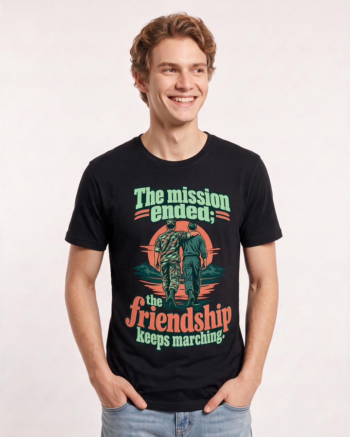Veteran Black T-Shirt for Men – Everyday Expression Graphic Tee product image 1