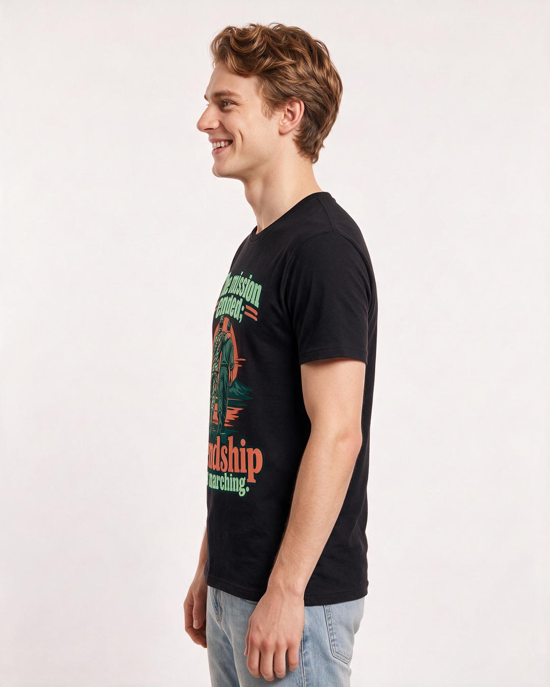 Veteran Black T-Shirt for Men – Everyday Expression Graphic Tee product image 2